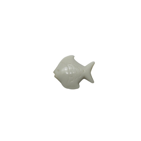 Pesce in Resina 27mm-f.2mm~40cm-15pz Bianco Latte