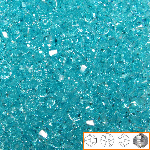 Bicono Swarovski 4 mm - 144 pz Light Turquoise