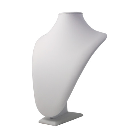 Espositore per Collana Ecopelle 2° Mis. Econ. L26xH33xP13cm Bianco