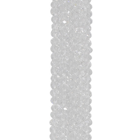 Rondelle Cristallo ø 4x3mm - 10 Fili Crystal