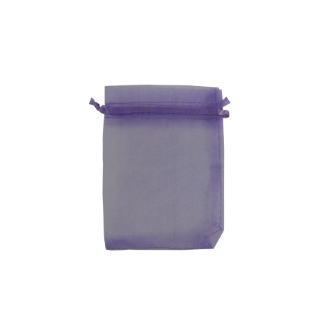 Sacchetto Organza Econom.1° Mis.L7xH9xP7 cm 100pz Lavanda