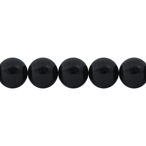 Sfera in Resina-ø 25mm-foro 5,5mm~40cm-17pz Nero